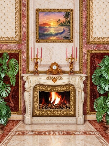 Fototapet Șemineu Prestige 242×201